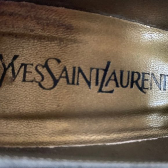 YVES Saint Laurent Authentic Leather Pumps Sz. 8 N - Picture 5 of 8